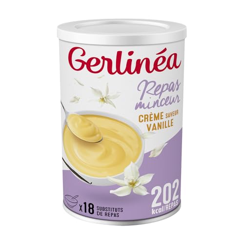Gerlinéa - Crème Repas Minceur - Substitut de Repas Complet et Rapide - Saveur : Vanille - 540 g(L'emballage peut varier)