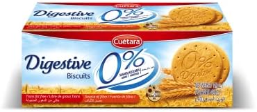Cuetara Digesta Light Digestive Biscuits 0% Added Sugar | Fiber-Enriched Light Crunchy Tea-Time Cookies for Better Digestion & Everyday Snacking | 400g