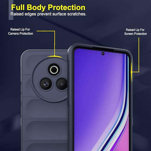Image of Zapcase Back Case Cover for Realme P3 Pro 5G | Compatible for Realme P3 Pro 5G Back Cover | Liquid Silicon Magic Case with Camera Protection | Sapphire