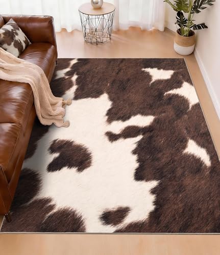 Tapete decorativo 5x7 Brown estilo vaca miniatura 2