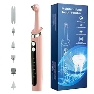 Tooth Polisher Electric Professional with 5 Cleaning Modes, IPX6 Waterproof USB Rechargeable,for Adults &Kids