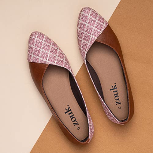 Image of ZOUK Women's Vegan Handcrafted Office Bellies