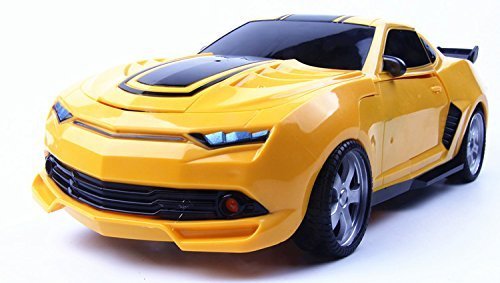 Surpass Remote Controlled Transformation Robot Shape-Shift Action Figure, Remote Control Action Figure Model Car Toy For Kids, 1:14 Proportion Bumblebee (1:14 Proportion Big Size) #TOP3
