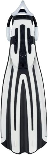 Miniatura 3 de SEAC Propulsion S - Aletas de buceo de tacón abierto con correa de honda y bolsillo anatómico para el pie