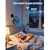 Wall Mount Fans with Pull Chain, 10 Inch Wall Fans Quiet Oscillating Wall-Mounted Fan, Adjustable Folding Arm, 2-Speed Plug-in Fan for Bedroom, Living Room, Garage, Bathroom, Patio, Kitchen, Black