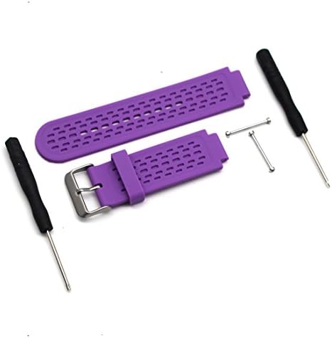 MOTONG Replacement Silicone Strap For Garmin Approach S2 /S4 GPS Golf Watch (Silicone Purple)