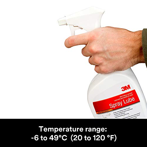 Image of 3M Wire Pulling Cable Lubricant Spray WLS-QT, 1 Bottle | Excellent Cling and Wetting Properties, Gel-Type Liquid