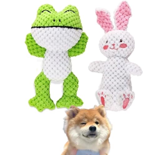 Juguetes mordibles blandos para perros, set de 2 unidades