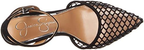 Jessica Simpson Women's Pirrie Lucite Pump, Clear/Black, 5 | Image 4