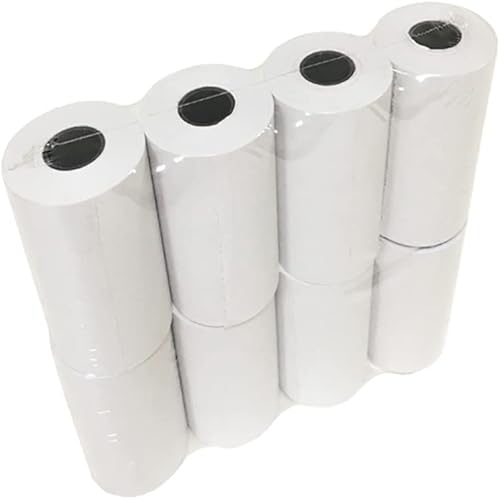 Miniatura 2 de (5 rollos) 3 18 "x 119' Caja registradora térmica POS Recibo Rollo de papel libre de BPA para First Data Fd100 Fd200 Fd300 Hypercom T77 -