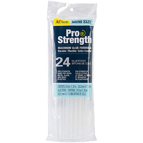 Adtech Pro Strength Mini Glue Sticks-.28inX8in 24/Pkg