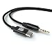 Produktbild JAMEGA  3m USB C Auto AUX Kabel | USB Typ C auf 3.5mm Klinke Kabel Nylon geflochten kompatibel mit Huawei P30 Pro/P40 Pro/P20/Mate 30/Mate 20, OnePlus 7T/7, Xiaomi UVM