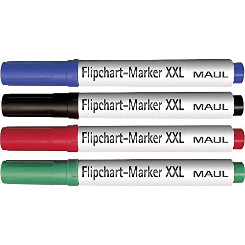 MAUL 6383899 Lot de 4 marqueur Permanent Assortis