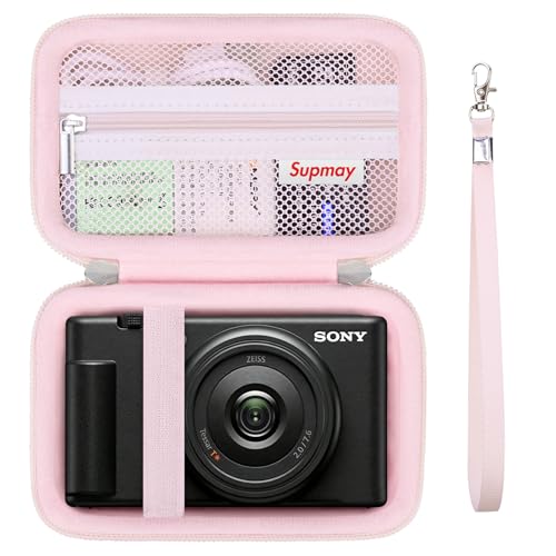 Image of Hard Travel Case for Sony ZV-1, ZV-1F, ZV-1 II Camera, Jelly Pink