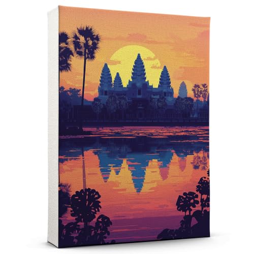 Cambodia countrys Poster Print, Cambodia Poster Wall Art, Cambodia countrys Decor Travel Poster, Cambodia Travel Gift, Housewarming Gift - 99AZ218