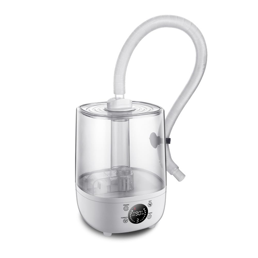 Sarini Humidificador de Reptiles para Terrarios, Tanque de Agua Grande de 4L, Generador de Niebla con Tubo Telescópico, Pulverizador Silencioso para Reptiles y Plantas Húmedas