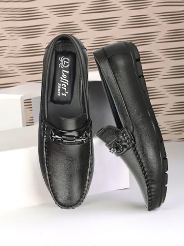 Image of TROTUS Men's Loafer for Men | Stylish & Comfortable with Soft Cushioned Insole | Hand-Stitched Design for Trendy