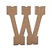 Produktbild JoePaul's Crafts - 15cm - Wilde West Holzbuchstaben - W