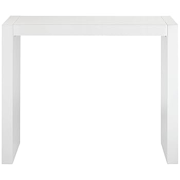 Studio 55D Jessa Modern Minimalist Gloss White Rectangular