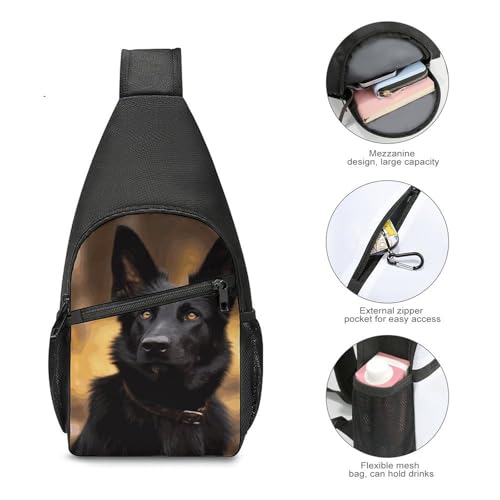 Bolso bandolera cruzado para senderismo casual unisex miniatura 5