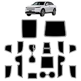 (後期) ホンダ ヴェゼル VEZEL (RV型)用 インテリアラバーマット ラバーマット ドアマット ドアポケットマット ドレスアップパーツ アクセサリー ベゼル (ホワイト/蓄光(後期 2024.4~))