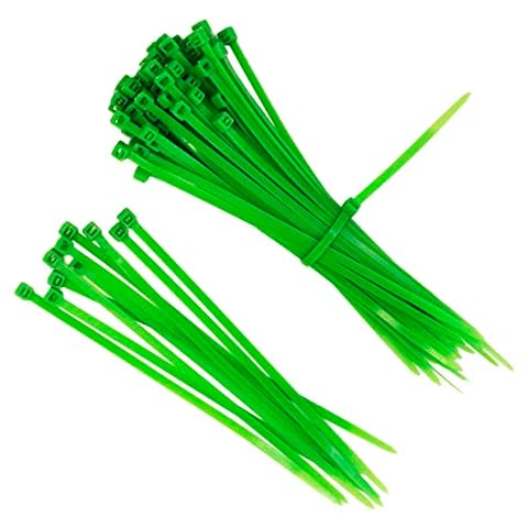 TIAMALL 100 Pcs Nylon Garden Zip Ties Self Locking Cable Ties Plant Twist Ties (6 INCHES) Cover