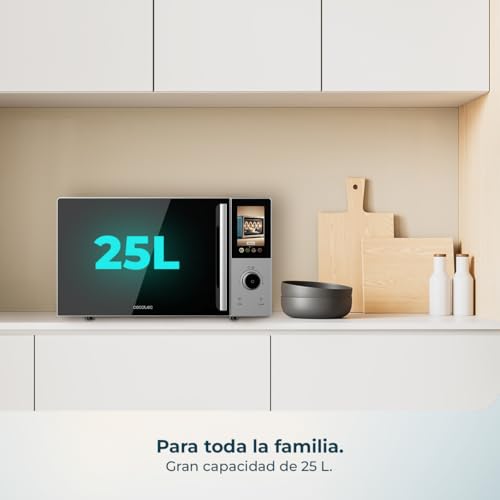 Microondas táctil Cecotec de 2200W de convección con 8 programas automáticos 2