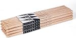 Drum Sticks,5A Drum Sticks for Adults,12 Pairs Classic Oak Wood Drumsticks for beginner and drumer, Professional Musical Instrument Percussion Accessories