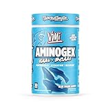VMI Sports Aminogex Ultra | EAA + BCAA Powder | Amino Acid + Hydration Recovery Drink with Electrolytes, Betaine and Glutamine | (30 Servings) (Blue Shark Gummy)