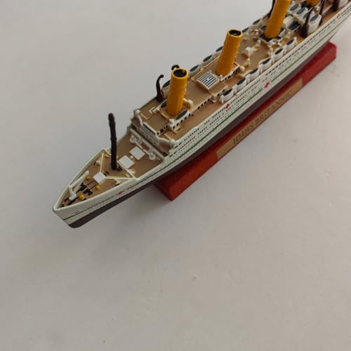 Lllunimon 1/1500 HMHS Britannic Cruise Ship Model Alloy Diecast Simulation Boat Models Collection Decoration - Image 3