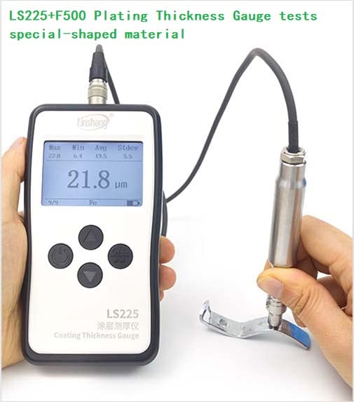 Medidor grosor de capa LS225+F500 para tornillos miniatura 4