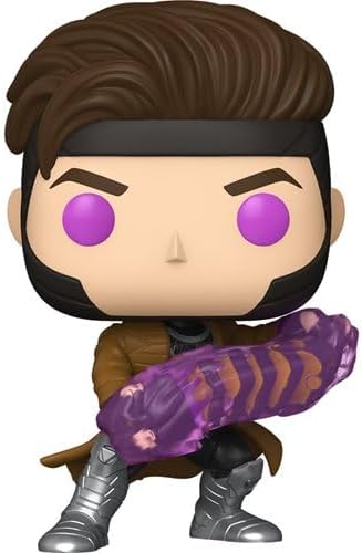 Funko Marvel Deadpool & Wolverine Gambit Vinyl Figure #1496 – Collectible Bundle with Compatible Pop Protector Case