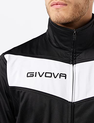 Givova Visa, Tuta da Ginnastica Uomo, Nero/Arancio...