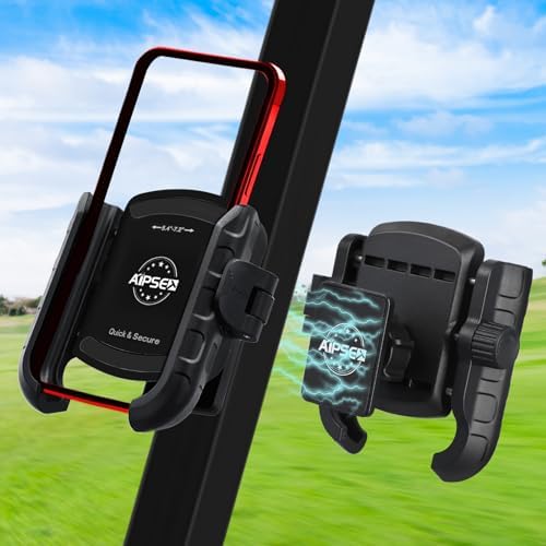 AIPSET Golf Cart Phone Holder, Cell Phone Holder