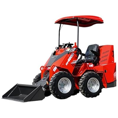 HUAYEE HY480D Mini Skid Steer Loader – 23HP V-Twin HondaGX690 Gas Engine, Wheeled, Sit-Down Operation, Triple-Pump Triple-Valve System – Includes Bucket – Delivery & Unloading Included
