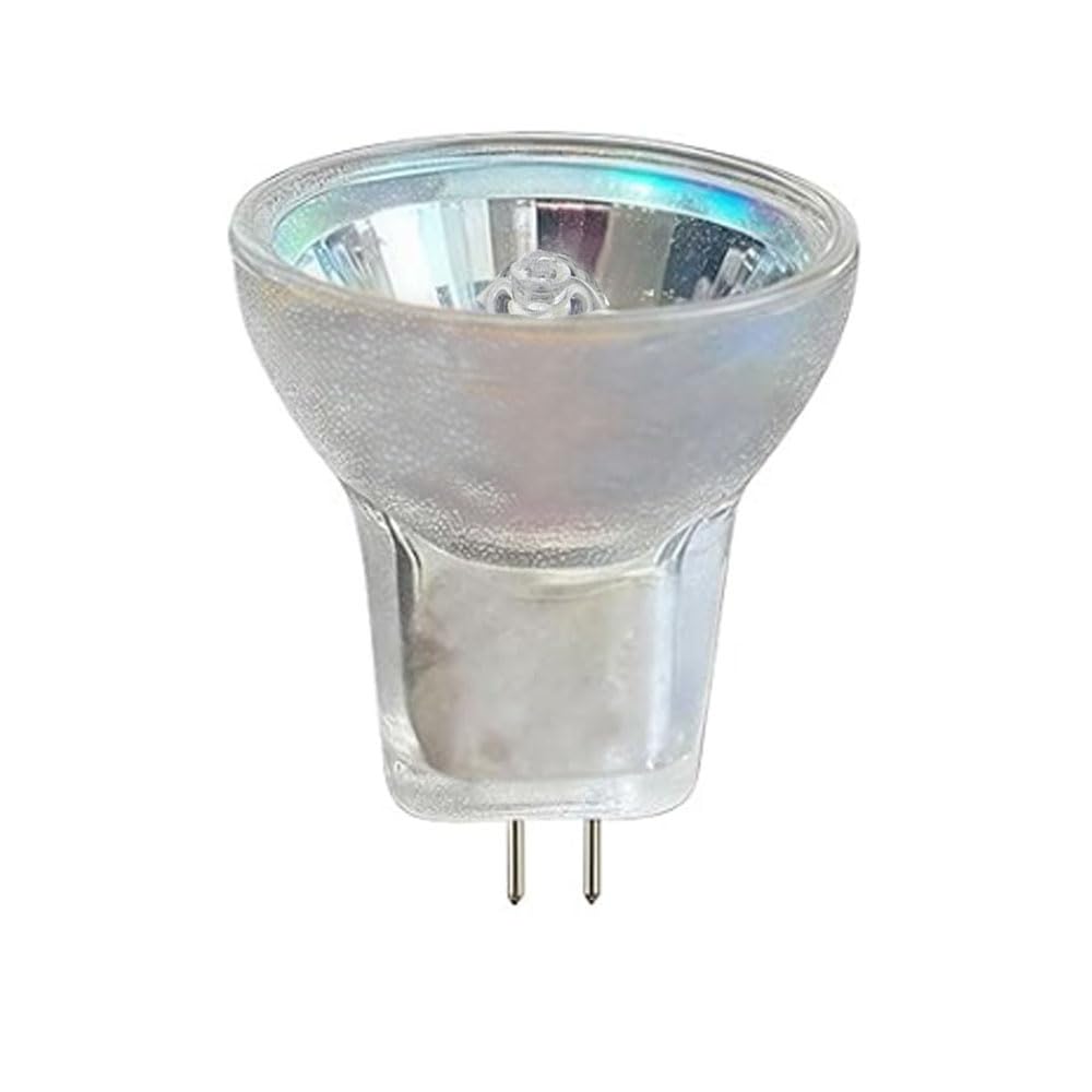 UGEFKMQ Headlight Halogen Bulbs MR8 10W 12V Halogen Spotlight MR8 6V 5W GU4 Bi-Pin Light Bulb Diameter 25 Mm for Recessed Spotlights 1 Piece,12V,5W