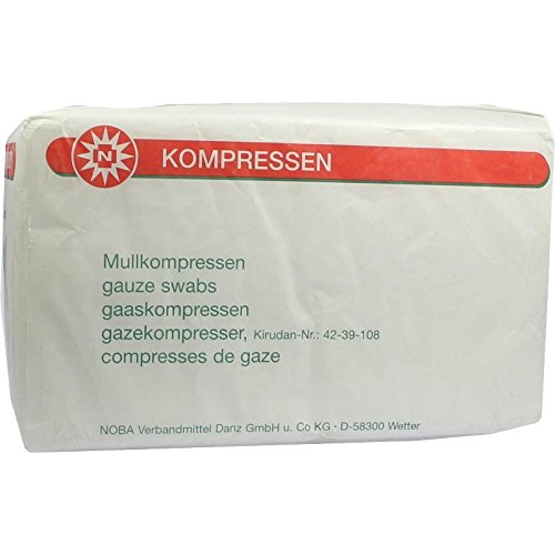 Gauze Swabs Non-Sterile 8-Ply 100 Pieces Compresses 10 x 20 cm