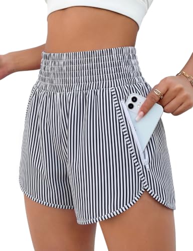 Image of BMJL 2.5 inch Athletic Shorts for Women Comfy High Waisted Short with Pocket
