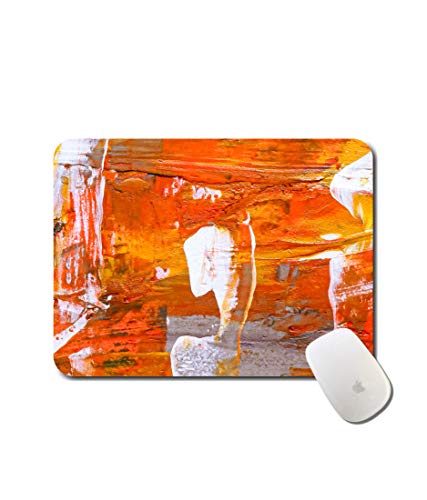 Image of WHATS YOUR KICK Abstract Pattern | Floral | Pattern | Rangoli | Printed Mouse Pad /Designer Waterproof Coating Gaming Mouse Pad for Computer /Laptop (Multi23)