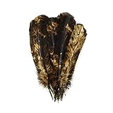 Zucker Loose Turkey Feathers - (25 Pack) Right Curving Natural Bulk Feathers for Crafting, Holiday Decorating, Weddings, Cosplay (10-12 in)