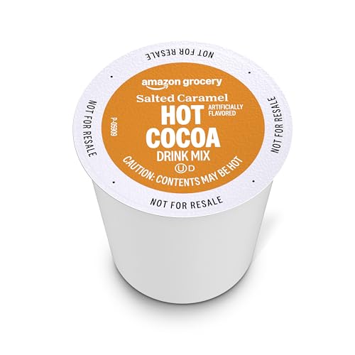Amazon Brand - Happy Belly Hot Cocoa Pods Compatible with 2.0 K-Cup Brewers, Salted Caramel Flavored, 24 Count - image 5