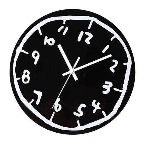 Horloge murale créative pour cuisine et salon moderne avec design acrylique - 2