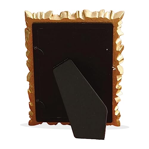 Image of Art Street Elegant Golden Rose Design Resin Vintage Table Photo Frame, Photo, Decorative Frames Perfect for Home Decor, Unique Gift Idea, Durable, Birthday, Wedding, Return Gift (4x6 Inch, Royal Gold)