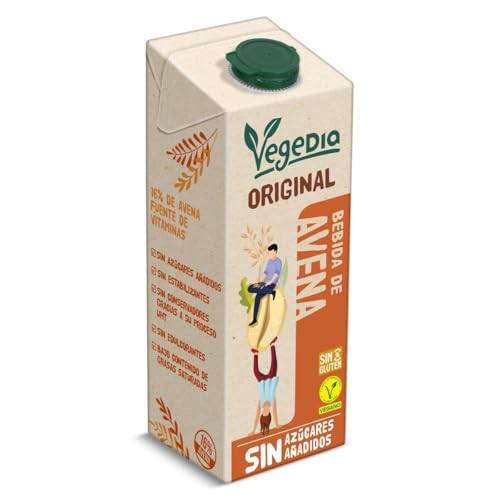 VEGEDIA bebida de avena natural envase 1 lt