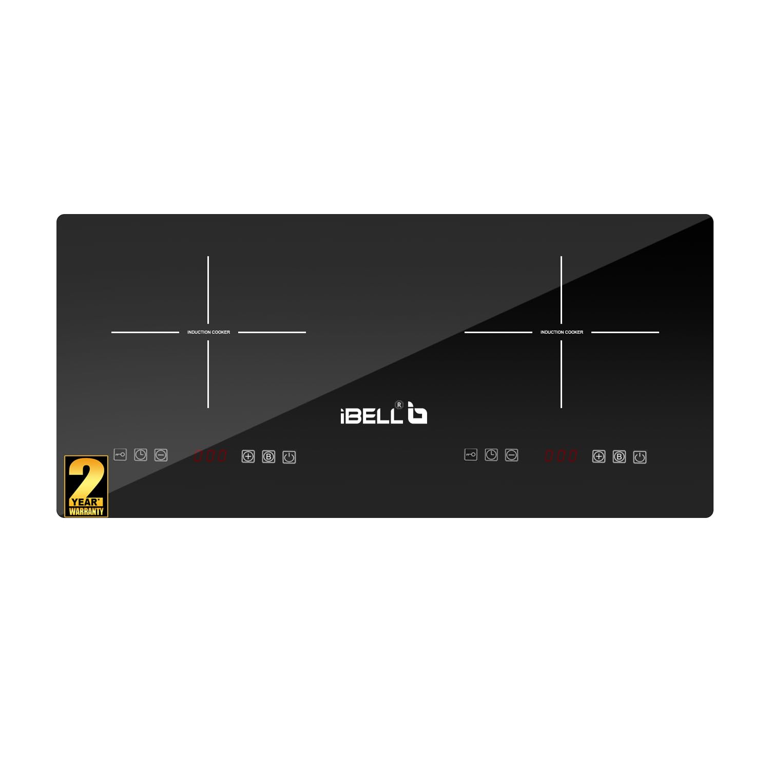 iBELL EMINENCE02 Induction Hob, Electric, 4000W, with 2 Heating Zones, Toughen Glass and Touch Controls (Black) (B0DHXMGXCT) Amazon Price History, Amazon Price Tracker