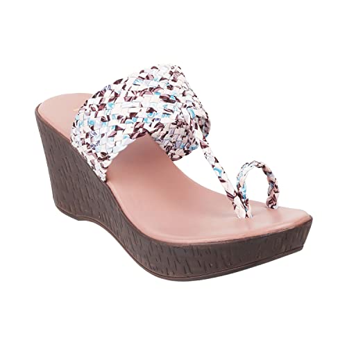 Image of Metro Women Wedge Heel Slip-on Sandal