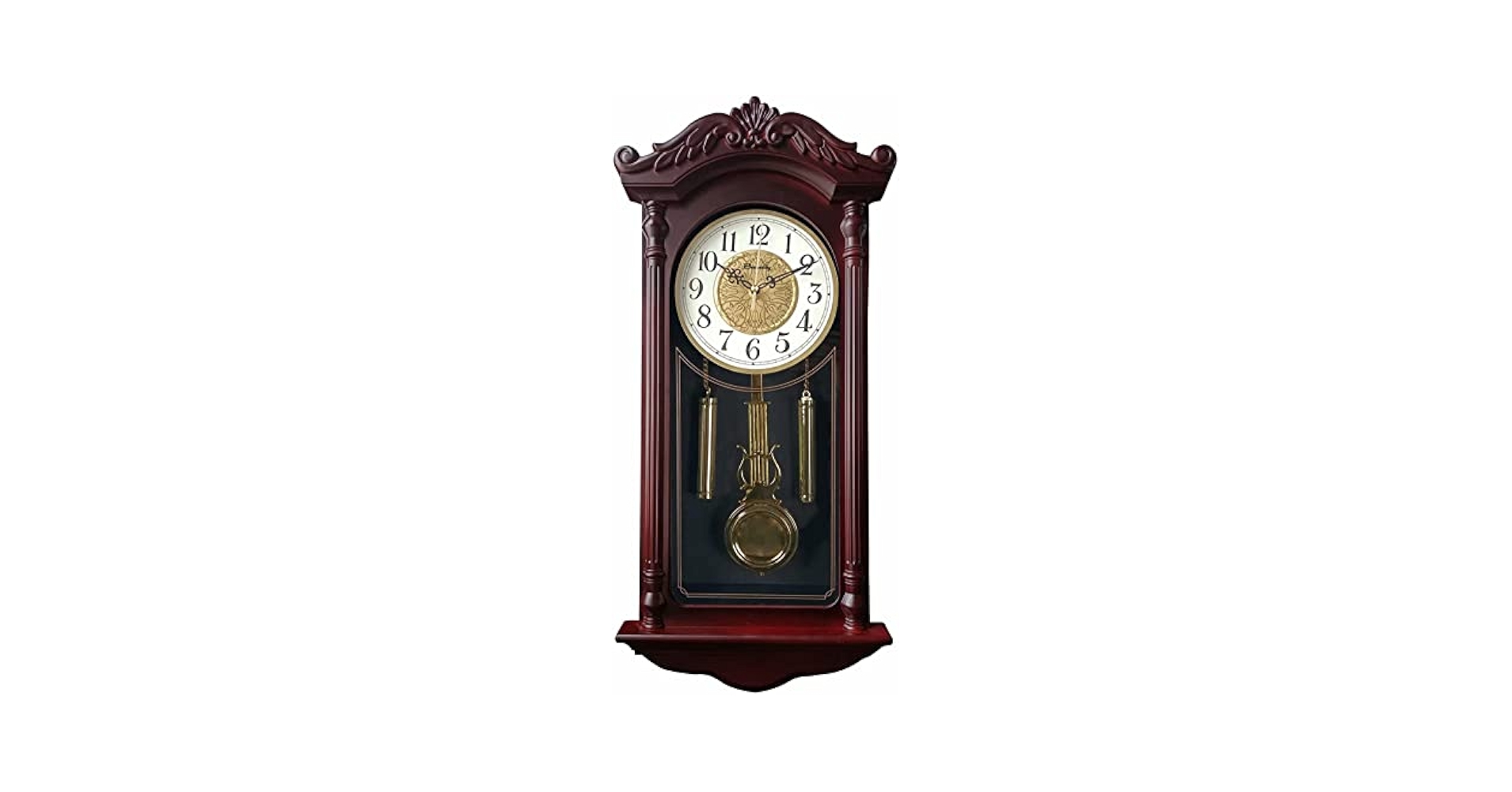 パリの雑貨屋　ウォールクロック　振り子時計 Amazon.co.jp: 振り子ウォールクロックは水晶ウッド振り子時計