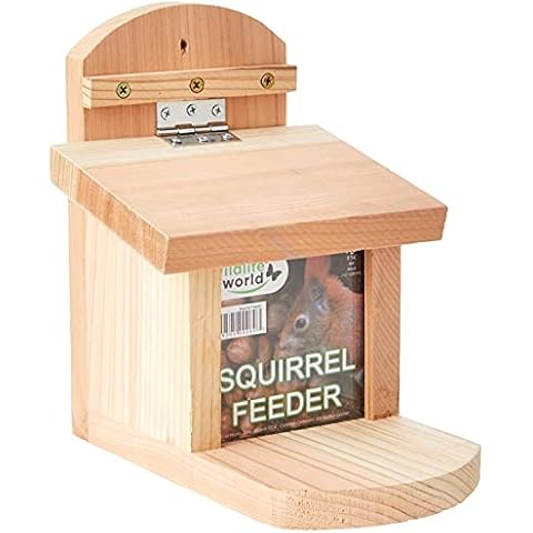 Wildlife World Wooden Squirrel Feeder Box Cover