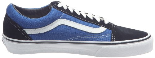 Vans Vans Unisex U Old Skool Low Top Trainers, Blue Black Classic B, 43 EU