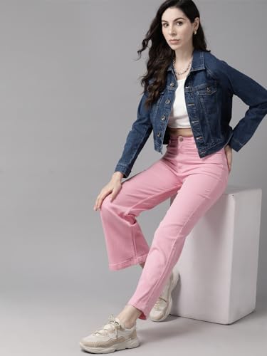 Image of GUTI Womens High Rise Crop Length Jeans()